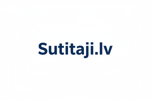 Sutitaji.lv Logo - Tumši zilā